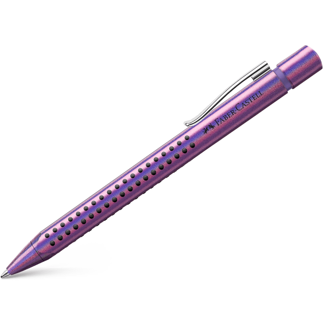 Faber - Castell Grip Ballpoint Pen - Glam Edition - Violet - Pen Boutique Ltd