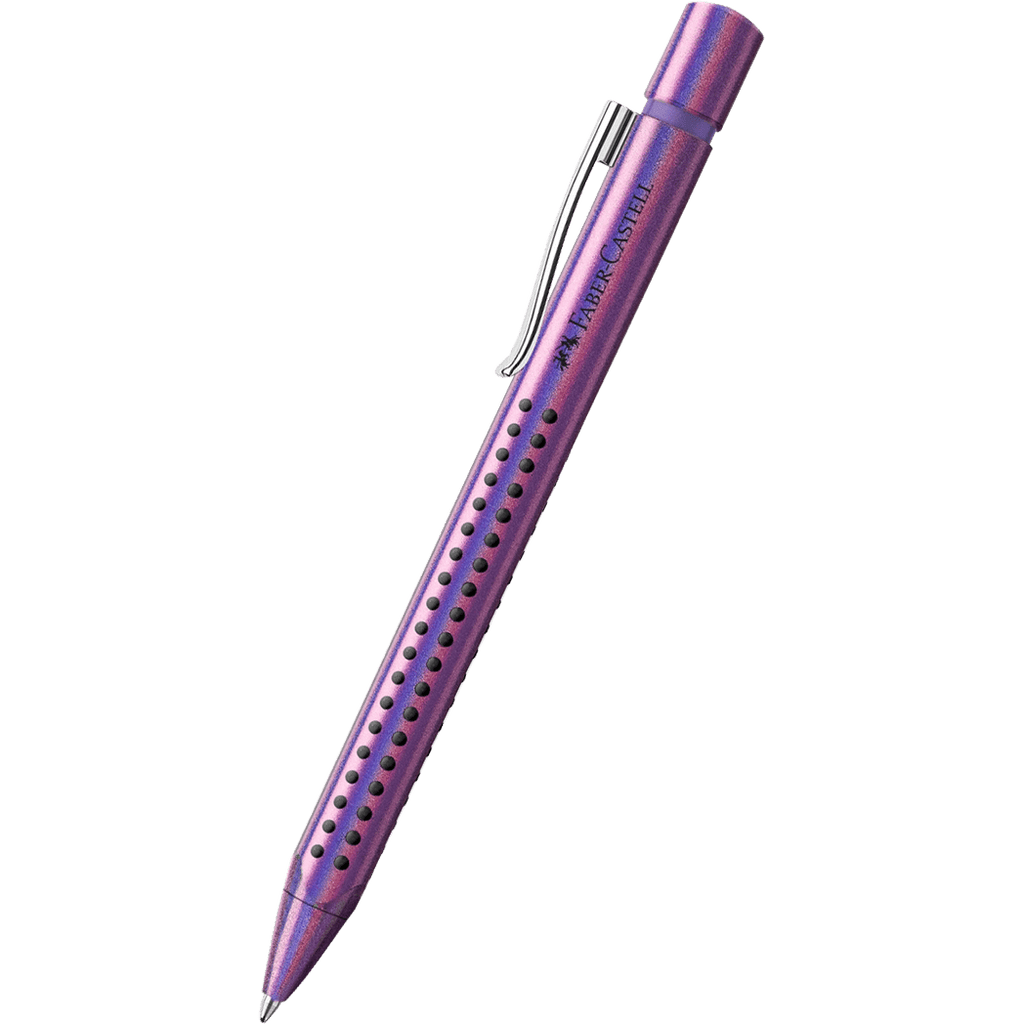 Faber - Castell Grip Ballpoint Pen - Glam Edition - Violet - Pen Boutique Ltd