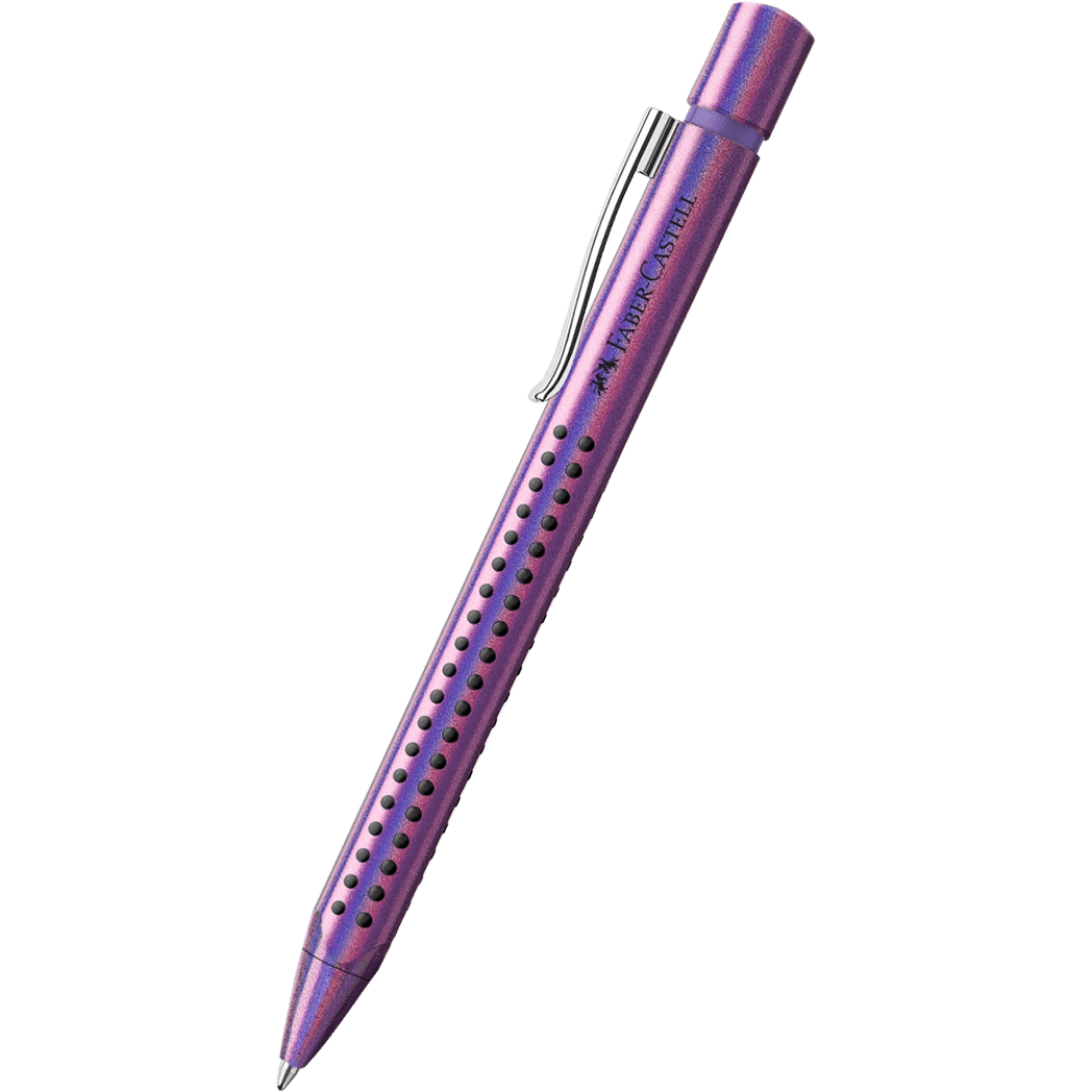 Faber - Castell Grip Ballpoint Pen - Glam Edition - Violet - Pen Boutique Ltd