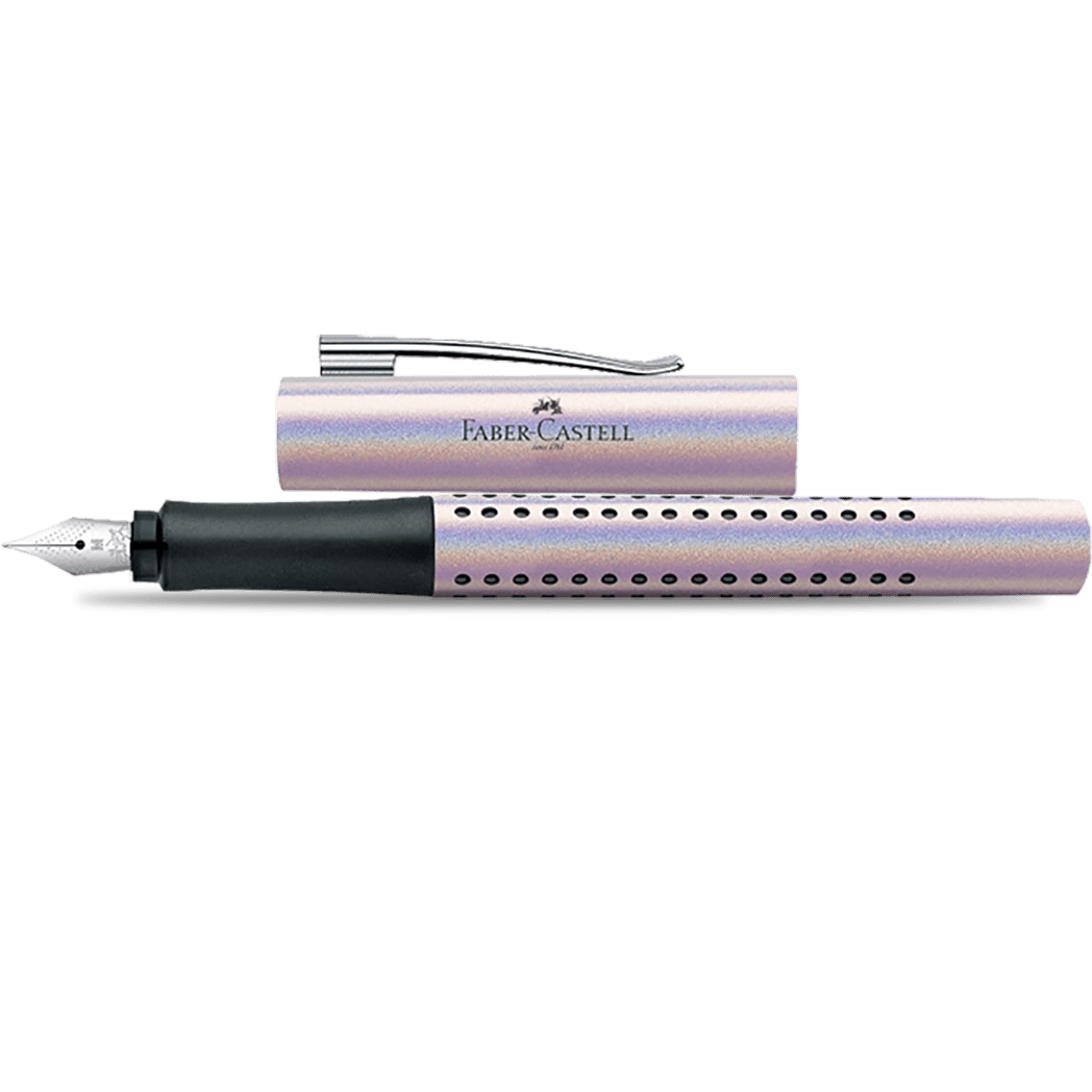 Faber - Castell Grip Fountain Pen - Glam Edition - Pearl - Pen Boutique Ltd