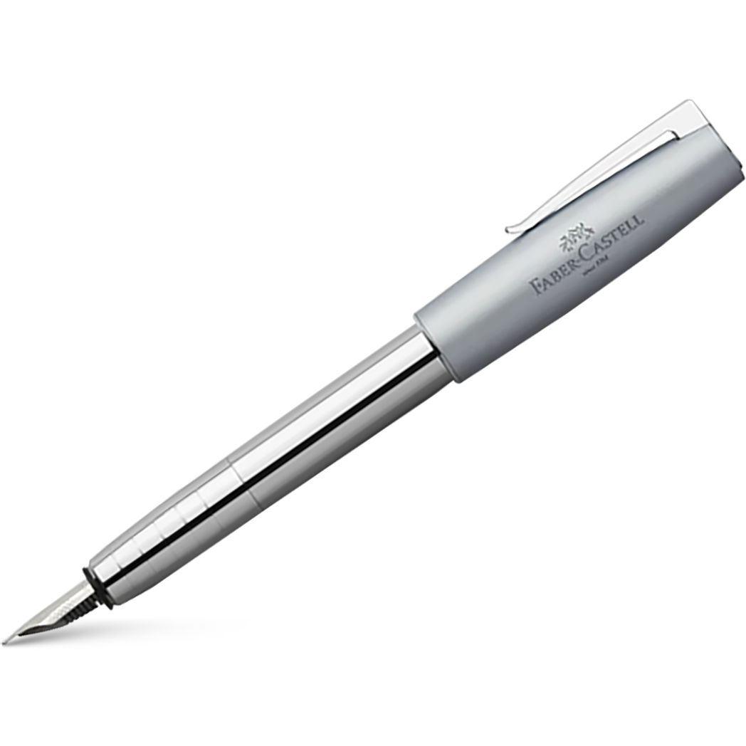 Faber Castell Loom Fountain Pen - Metallic Light Blue-Pen Boutique Ltd