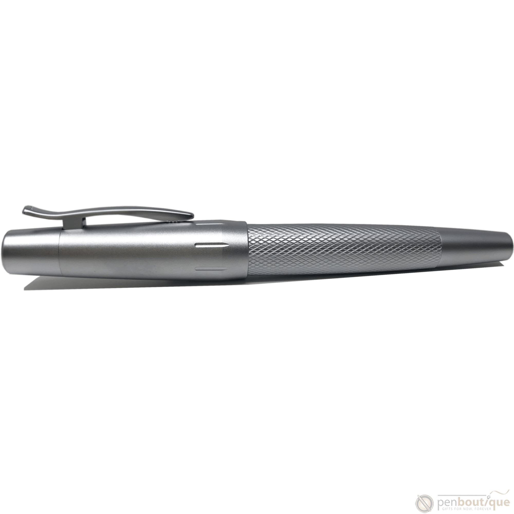 Faber-Castell Design E-Motion Fountain Pen - Pure Silver - Pen Boutique Ltd