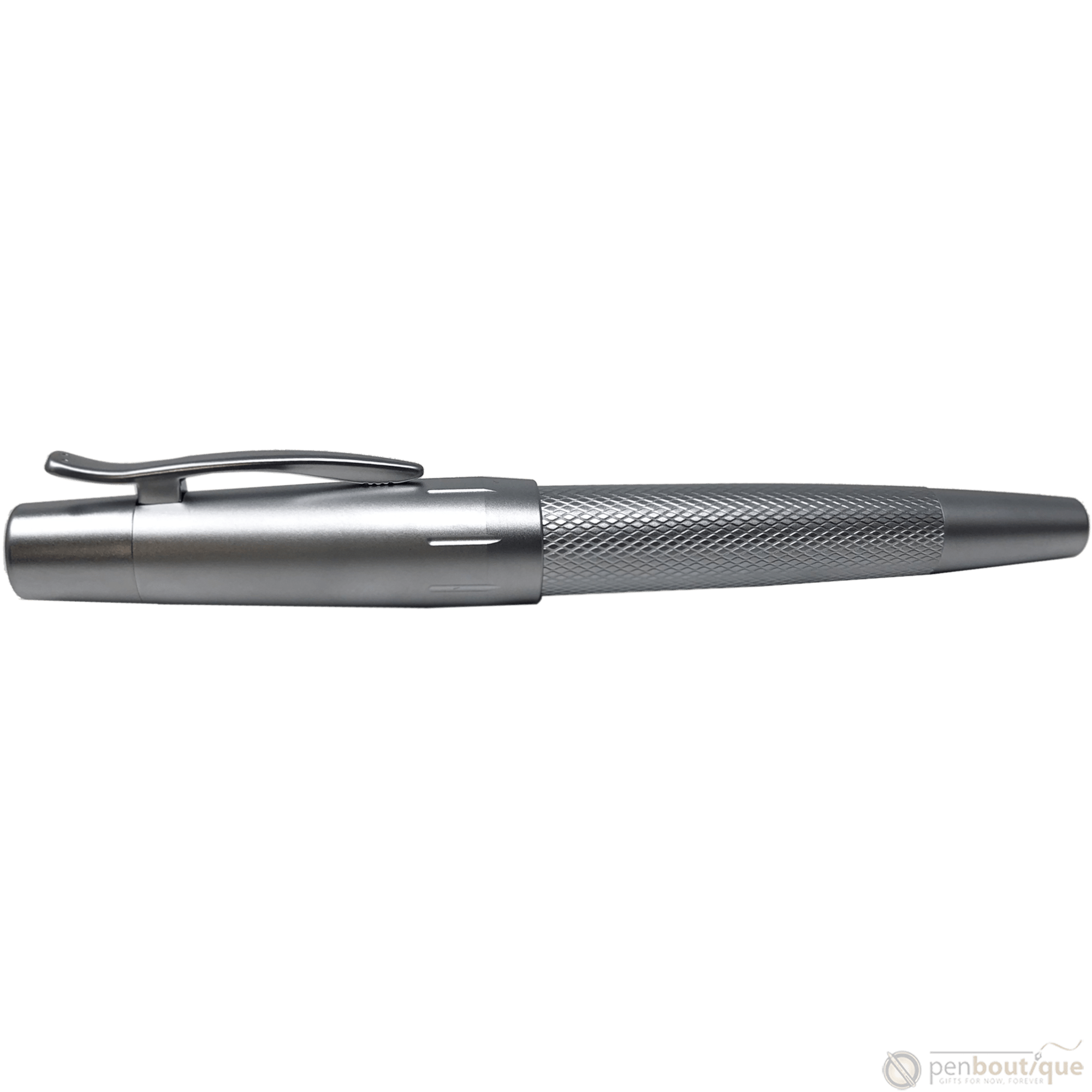 Faber-Castell Design E-Motion Rollerball Pen - Pure Silver - Pen Boutique Ltd