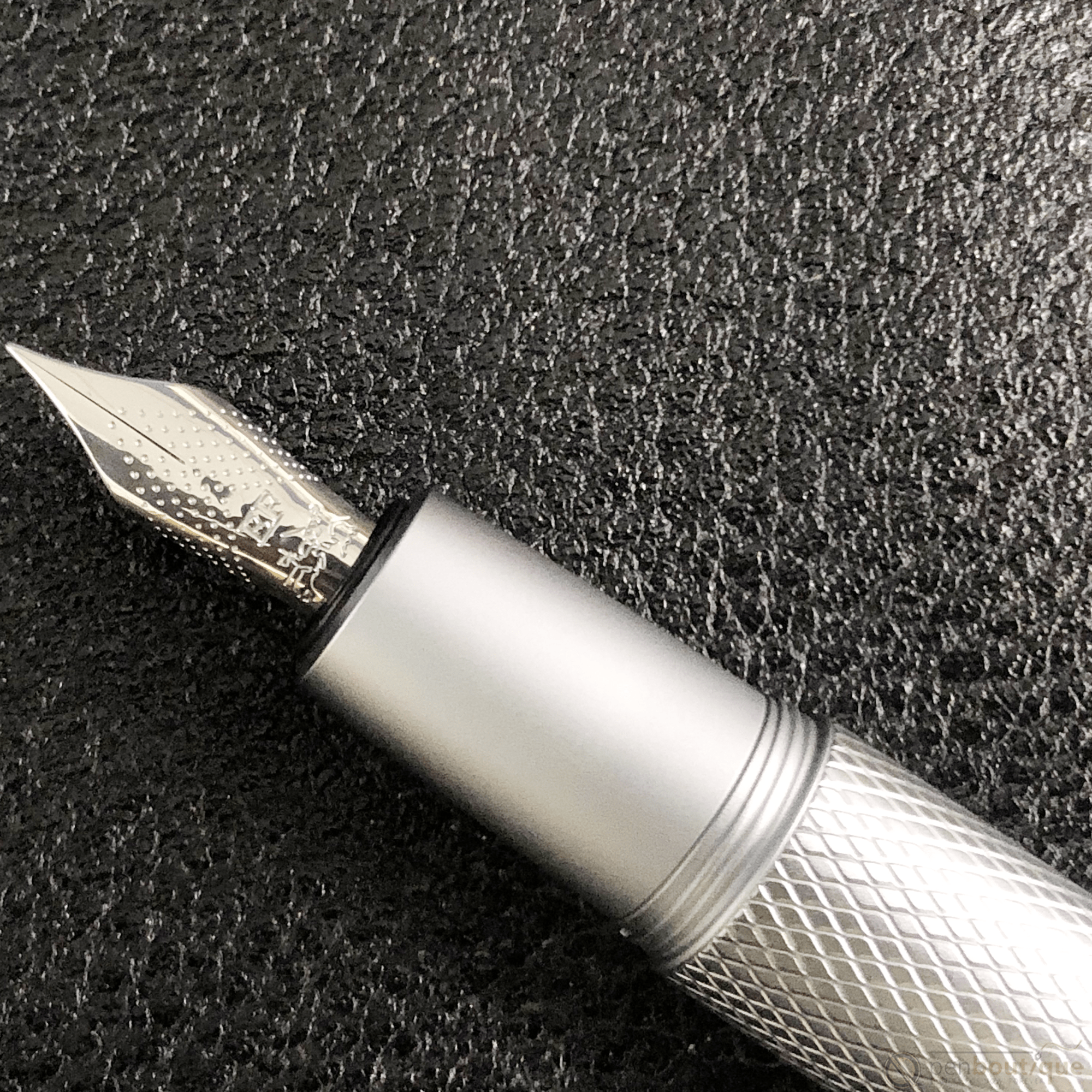 Faber-Castell Design E-Motion Fountain Pen - Pure Silver - Pen Boutique Ltd