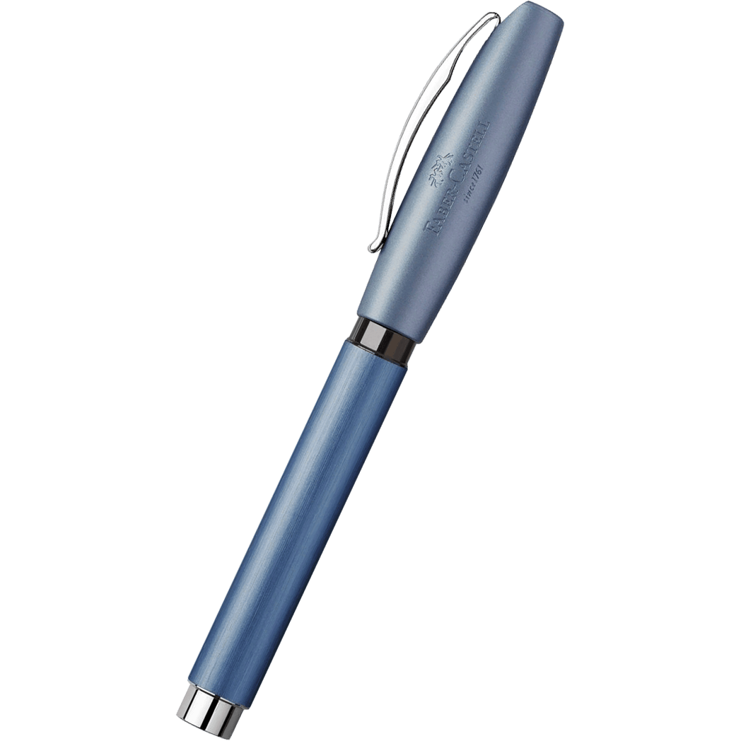 Faber - Castell Essentio Rollerball Pen - Aluminium Blue - Pen Boutique Ltd