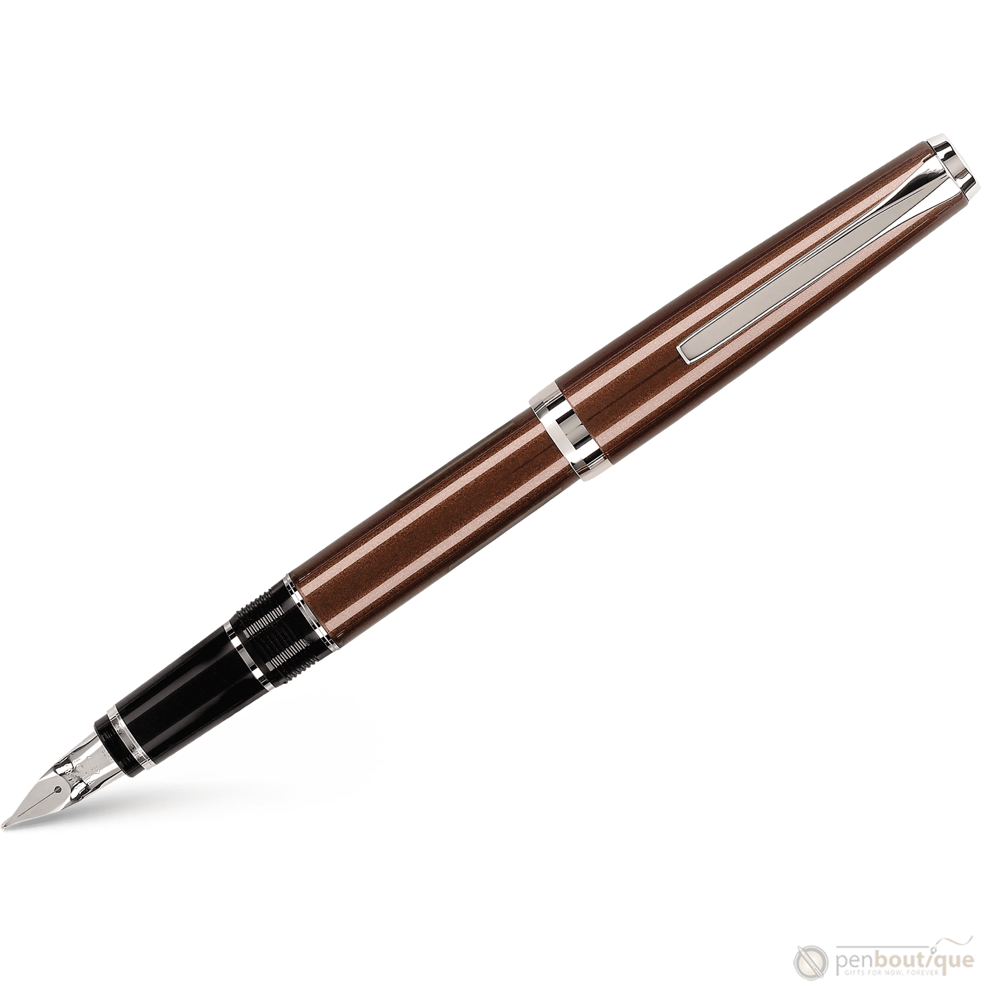 Pilot Falcon 2 Fountain Pen - Metal Brown - Pen Boutique Ltd