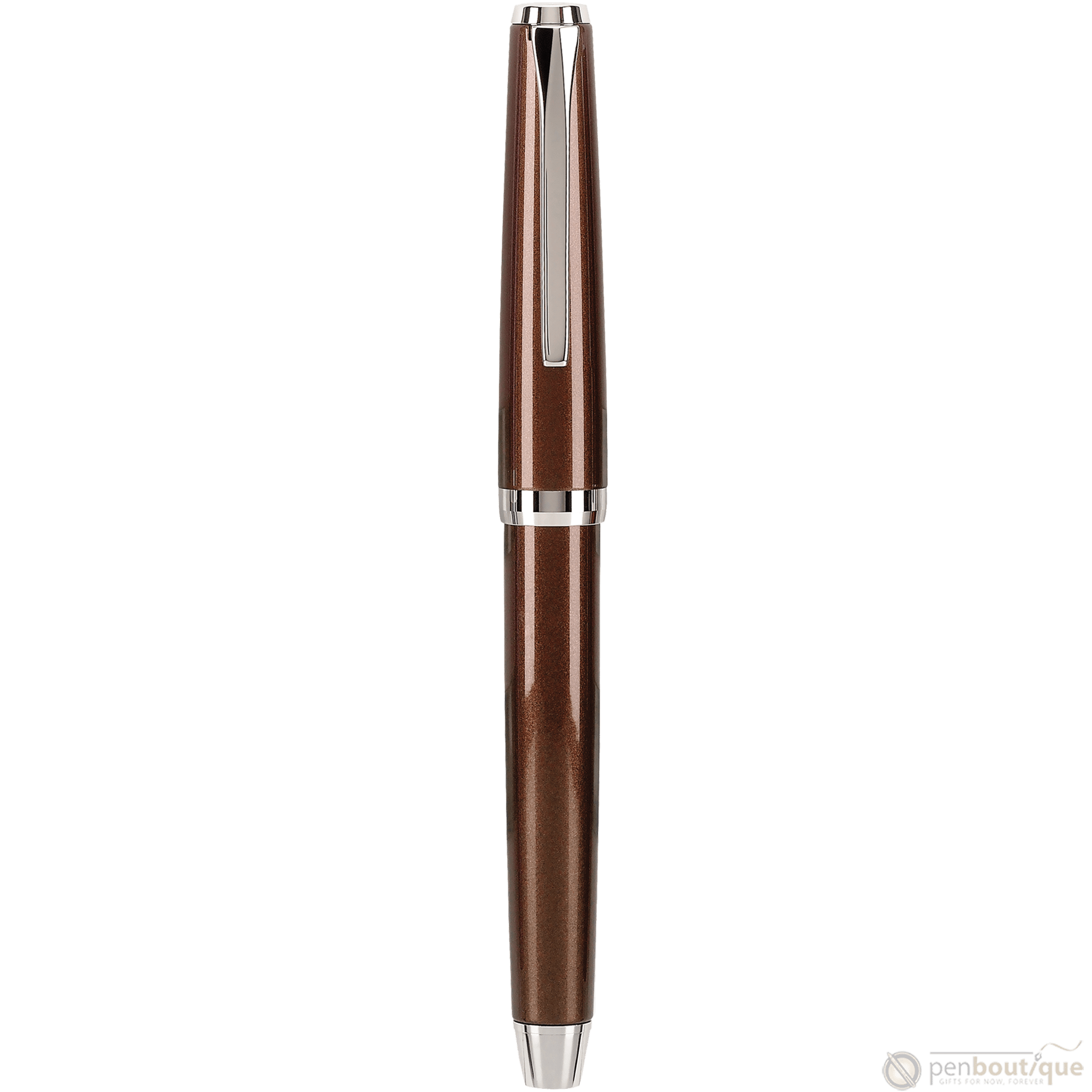 Pilot Falcon 2 Fountain Pen - Metal Brown - Pen Boutique Ltd