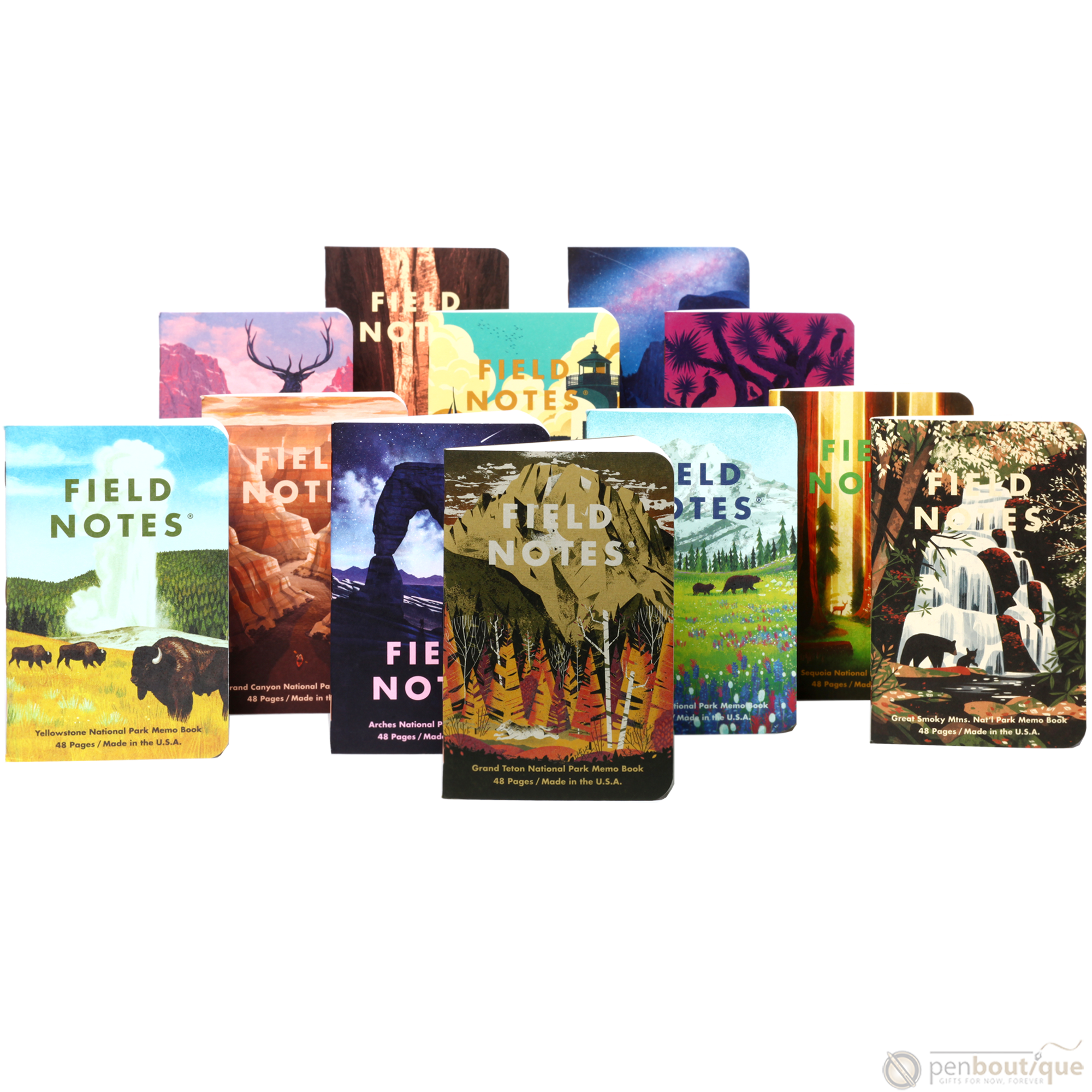 Field Notes Summer National Parks Edition 3-pack 3.5" x 5.5" - Pen Boutique Ltd