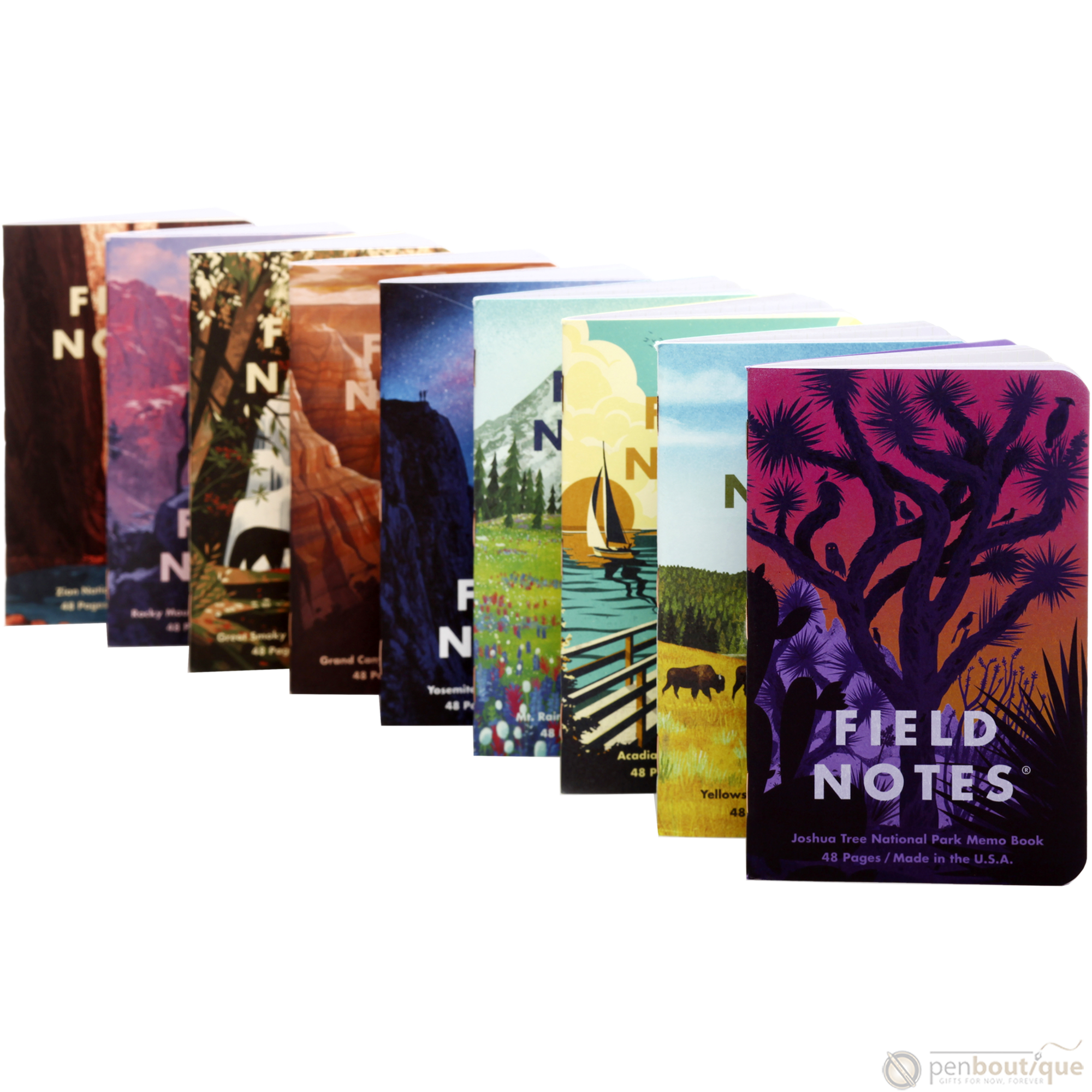 Field Notes Summer National Parks Edition 3-pack 3.5" x 5.5" - Pen Boutique Ltd