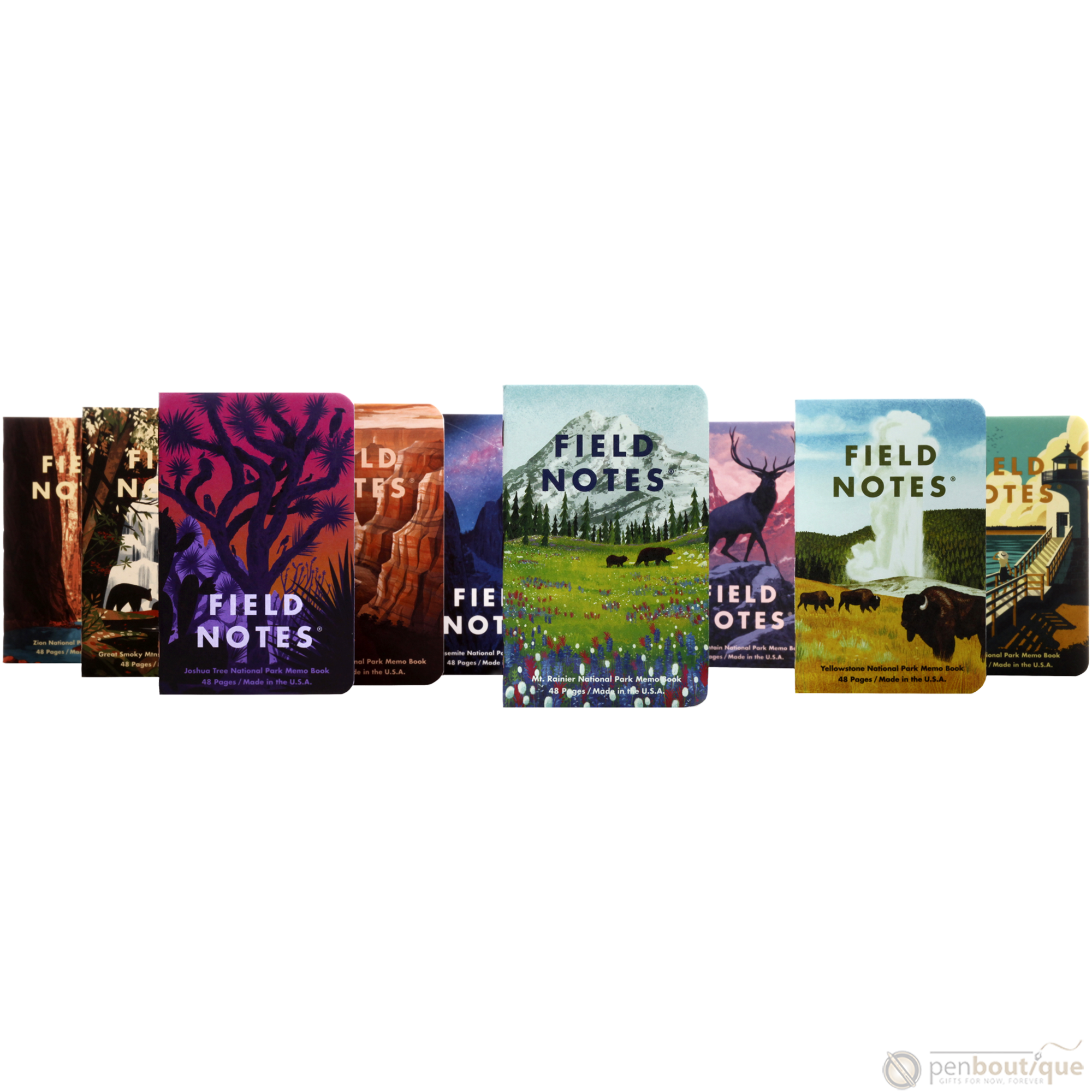 Field Notes Summer National Parks Edition 3-pack 3.5" x 5.5" - Pen Boutique Ltd