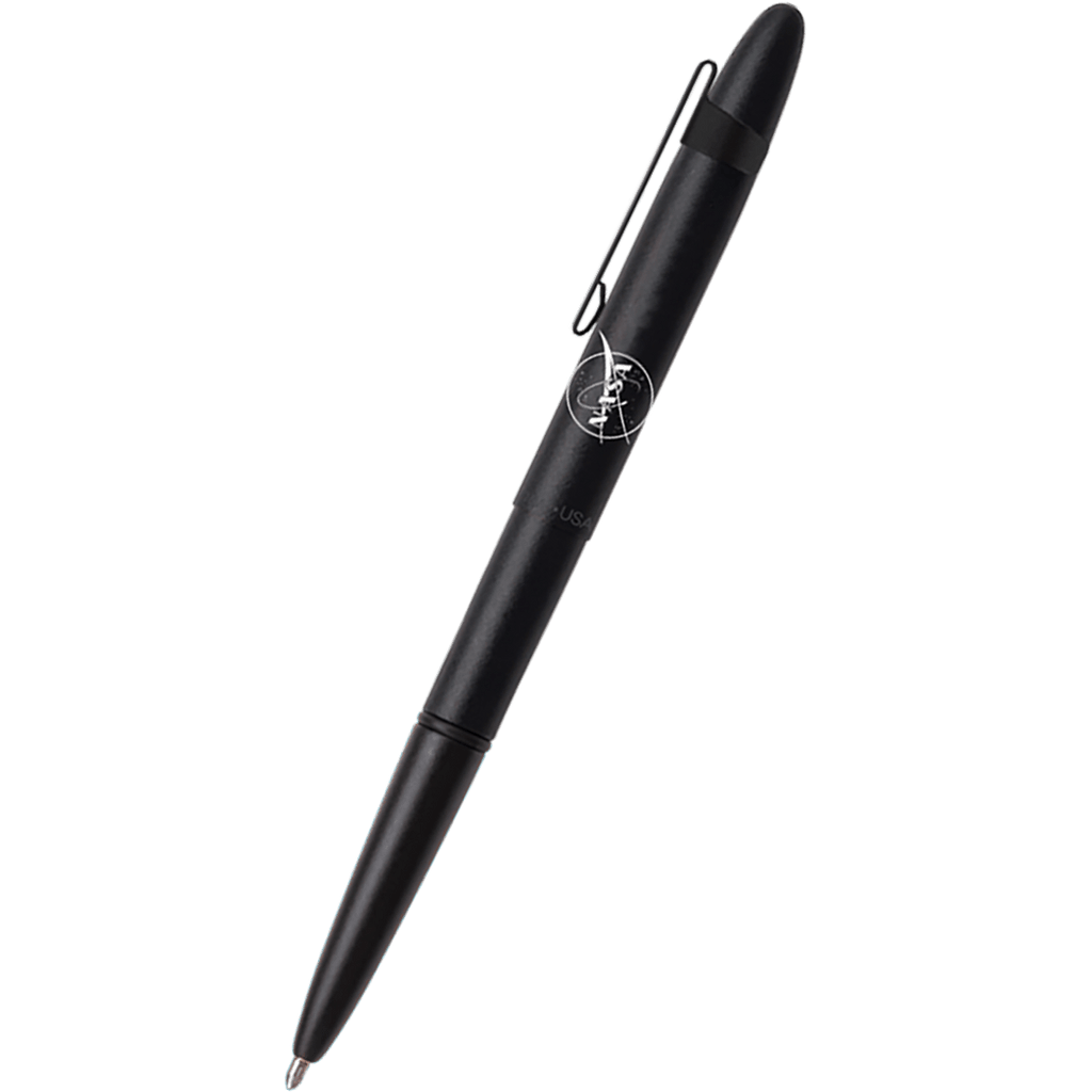 Fisher Space with Clip Bullet Ballpoint Pen - NASA Matte Black - Pen Boutique Ltd
