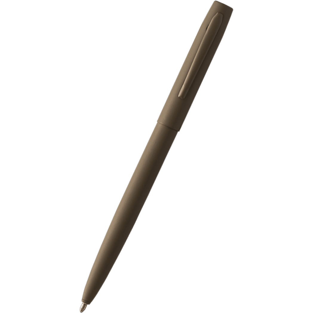 Fisher Space Ballpoint Pen - Cap - O - Matic Cerakote - Flat Dark Earth - Pen Boutique Ltd