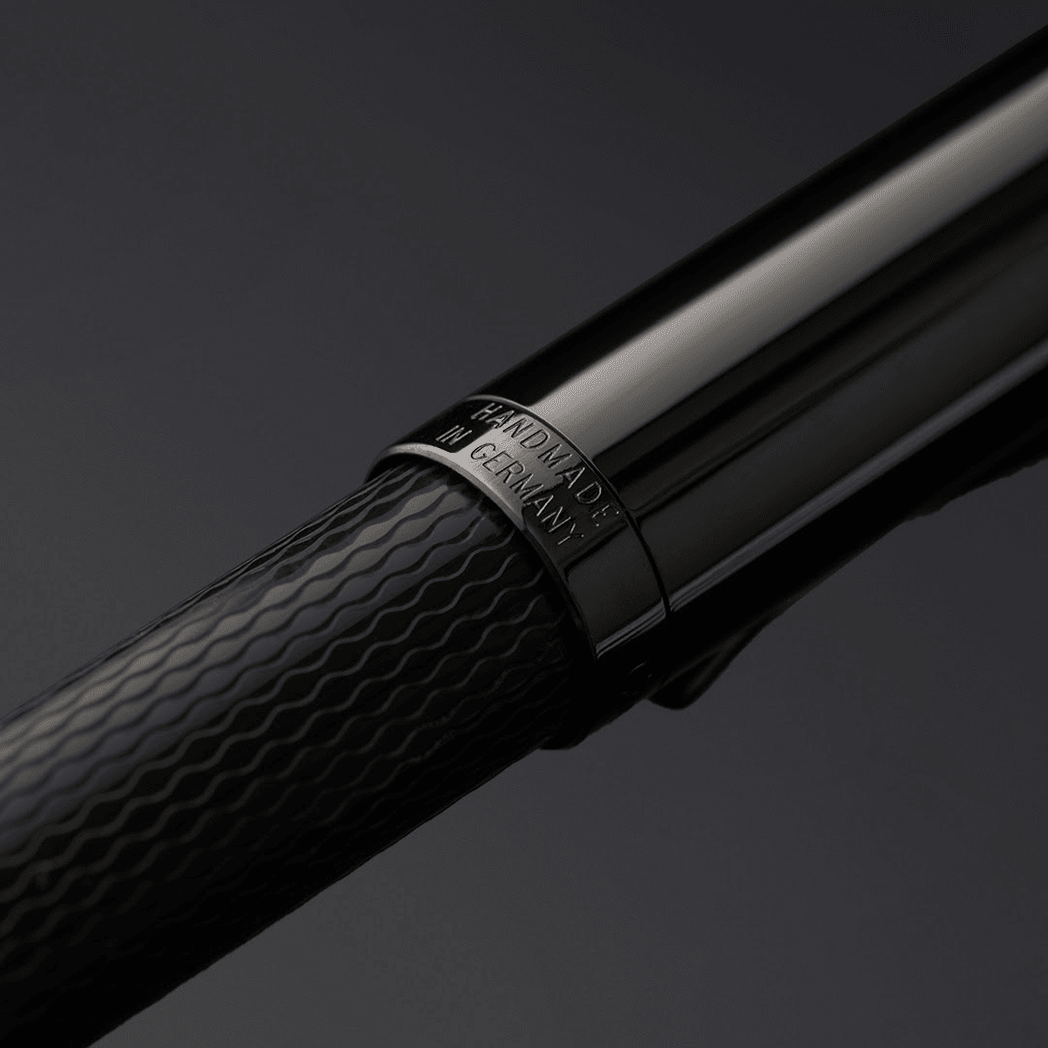 Graf Von Faber - Castell Guilloche Ballpoint Pen - Black Edition - Pen Boutique Ltd