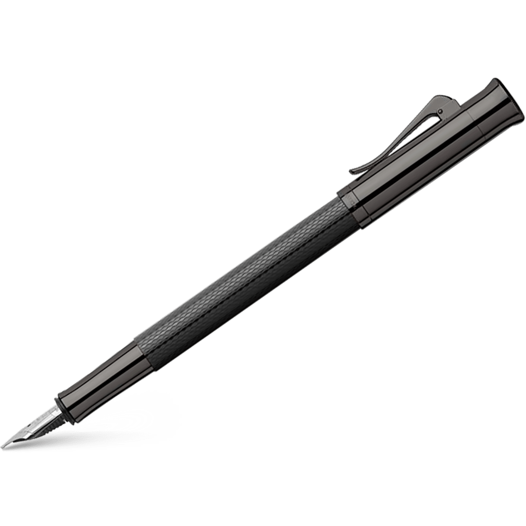Graf Von Faber - Castell Guilloche Fountain Pen - Black Edition - Pen Boutique Ltd