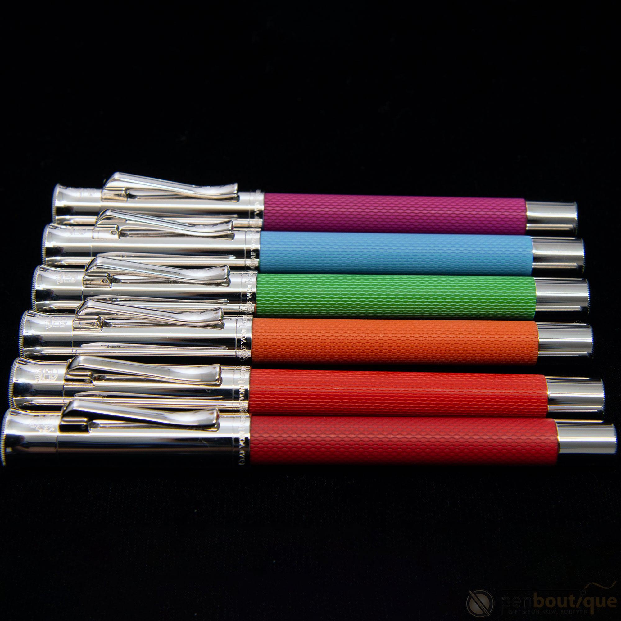 Graf Von Faber-Castell Guilloche Fountain Pen - India Red-Pen Boutique Ltd