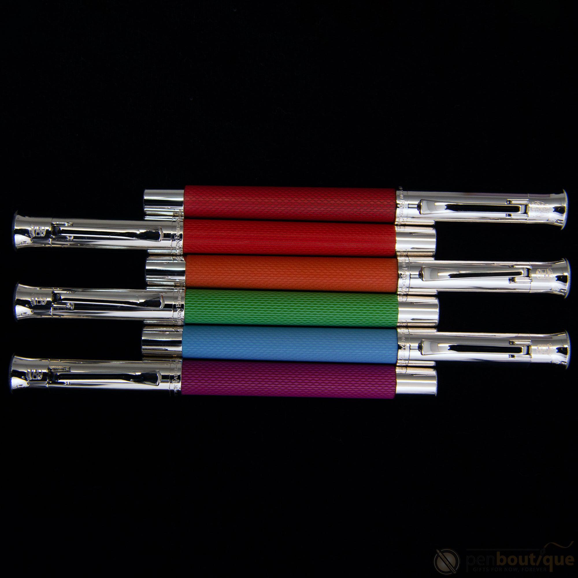Graf Von Faber-Castell Guilloche Electric Pink Fountain Pen-Pen Boutique Ltd