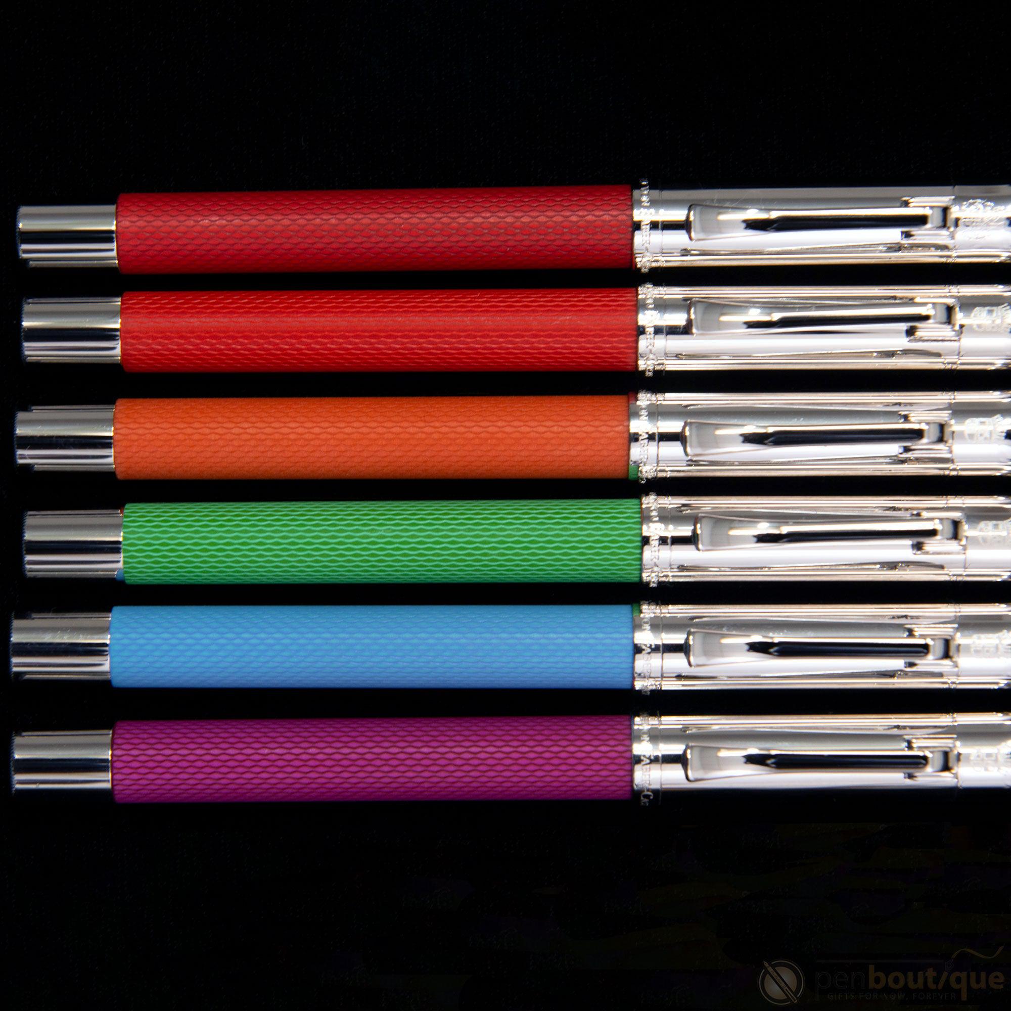 Graf Von Faber-Castell Guilloche Fountain Pen - Gulf Blue-Pen Boutique Ltd