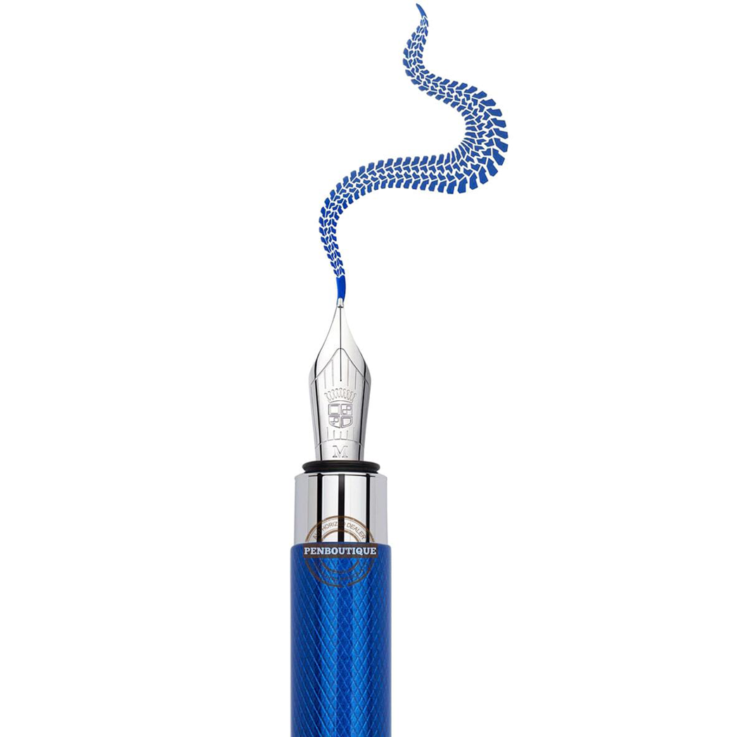 Graf von Faber-Castell Bentley Fountain Pen - Sequin Blue-Pen Boutique Ltd