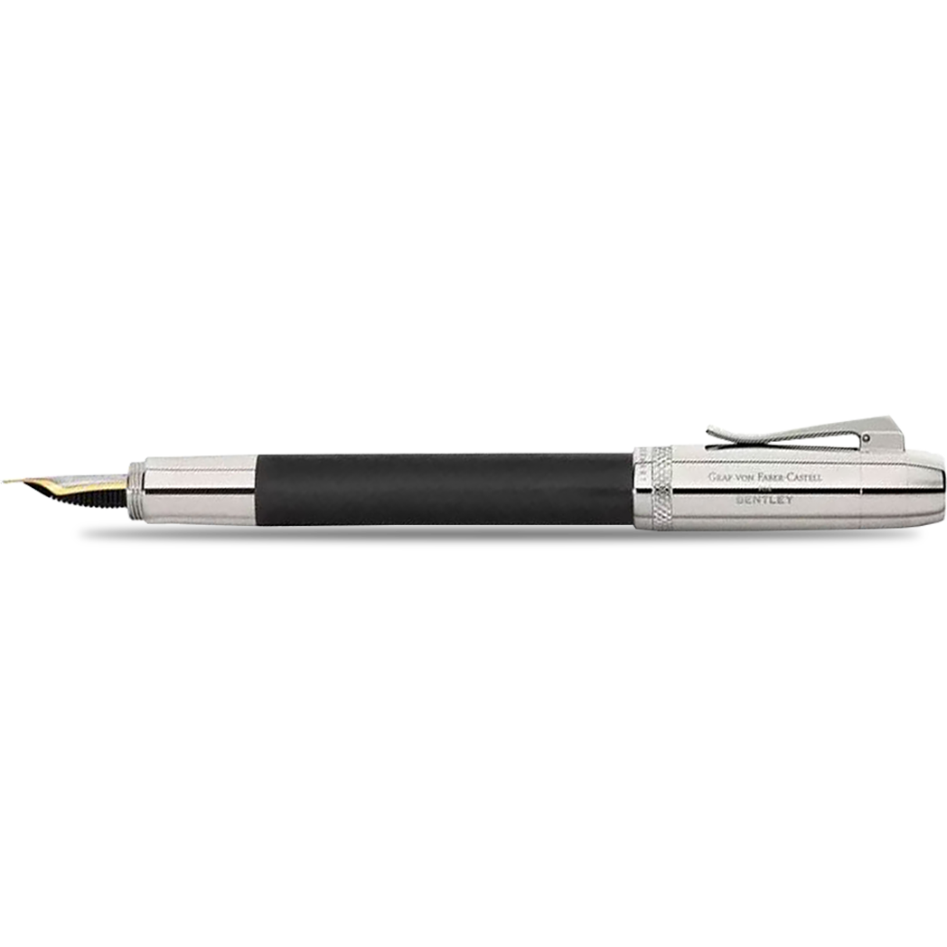 Graf von Faber-Castell Bentley II Fountain Pen - Sable Black Ebony Wood-Pen Boutique Ltd