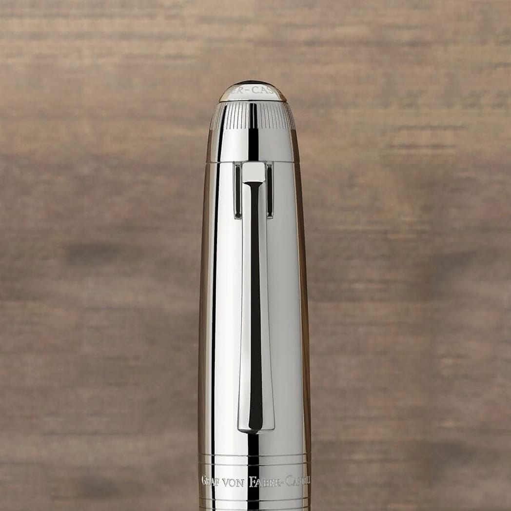Graf Von Faber - Castell Magnum Walnut Fountain Pen - Pen Boutique Ltd