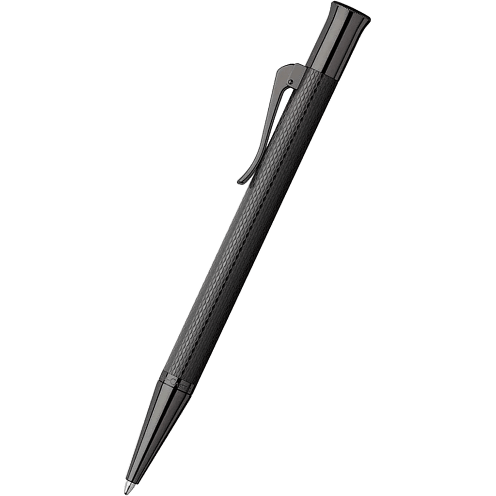 Graf Von Faber - Castell Guilloche Ballpoint Pen - Black Edition - Pen Boutique Ltd