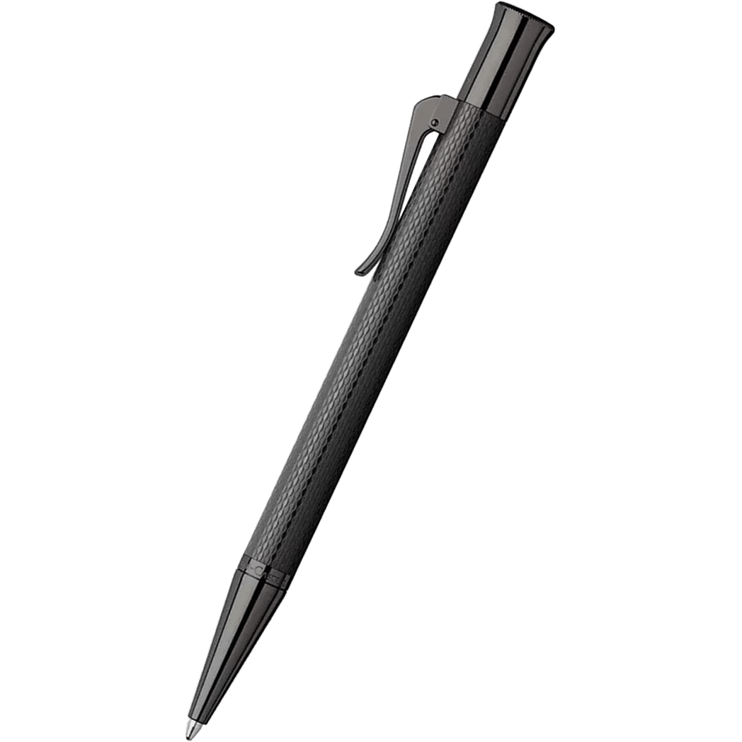 Graf Von Faber - Castell Guilloche Ballpoint Pen - Black Edition - Pen Boutique Ltd
