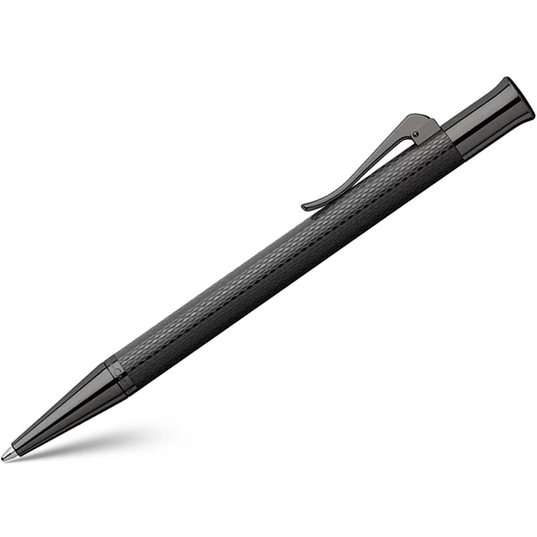 Graf Von Faber - Castell Guilloche Ballpoint Pen - Black Edition - Pen Boutique Ltd