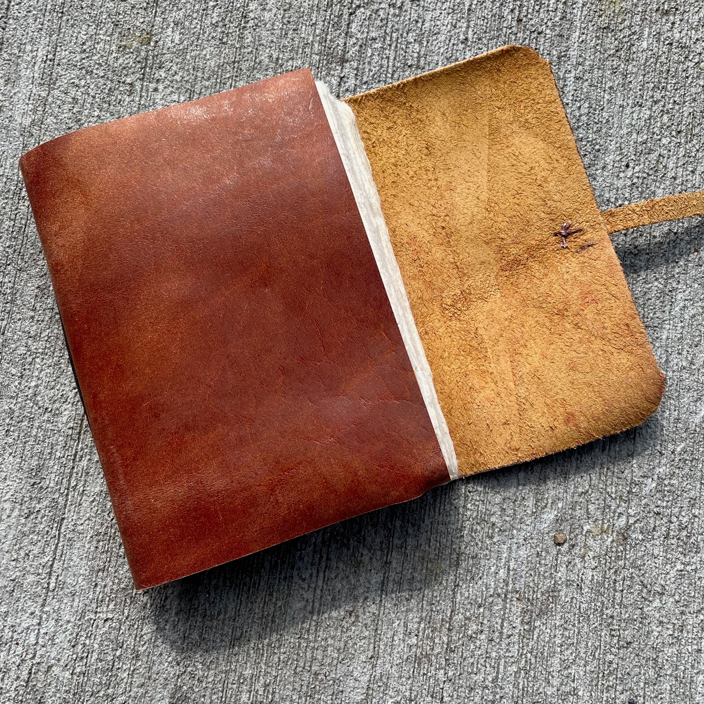 Monk Paper Buffalo Leather Tan Lokta Journal - Medium - Pen Boutique Ltd