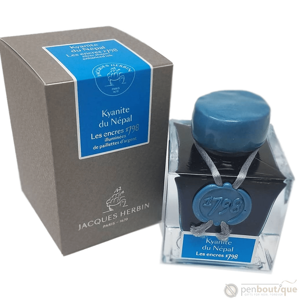 J. Herbin 1798 Anniversary Bottled Ink - Kyanite du Népal - Pen Boutique Ltd