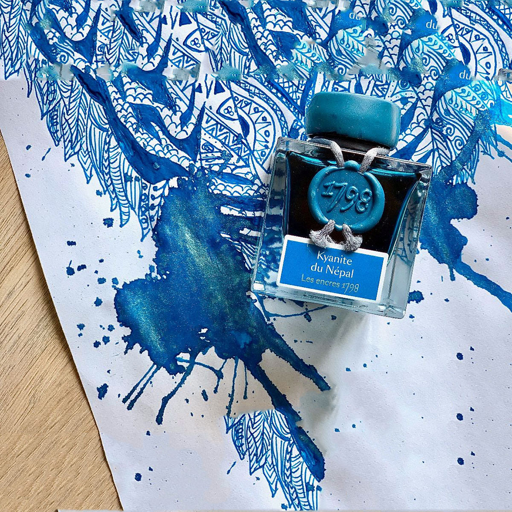 J. Herbin 1798 Anniversary Bottled Ink - Kyanite du Népal - Pen Boutique Ltd