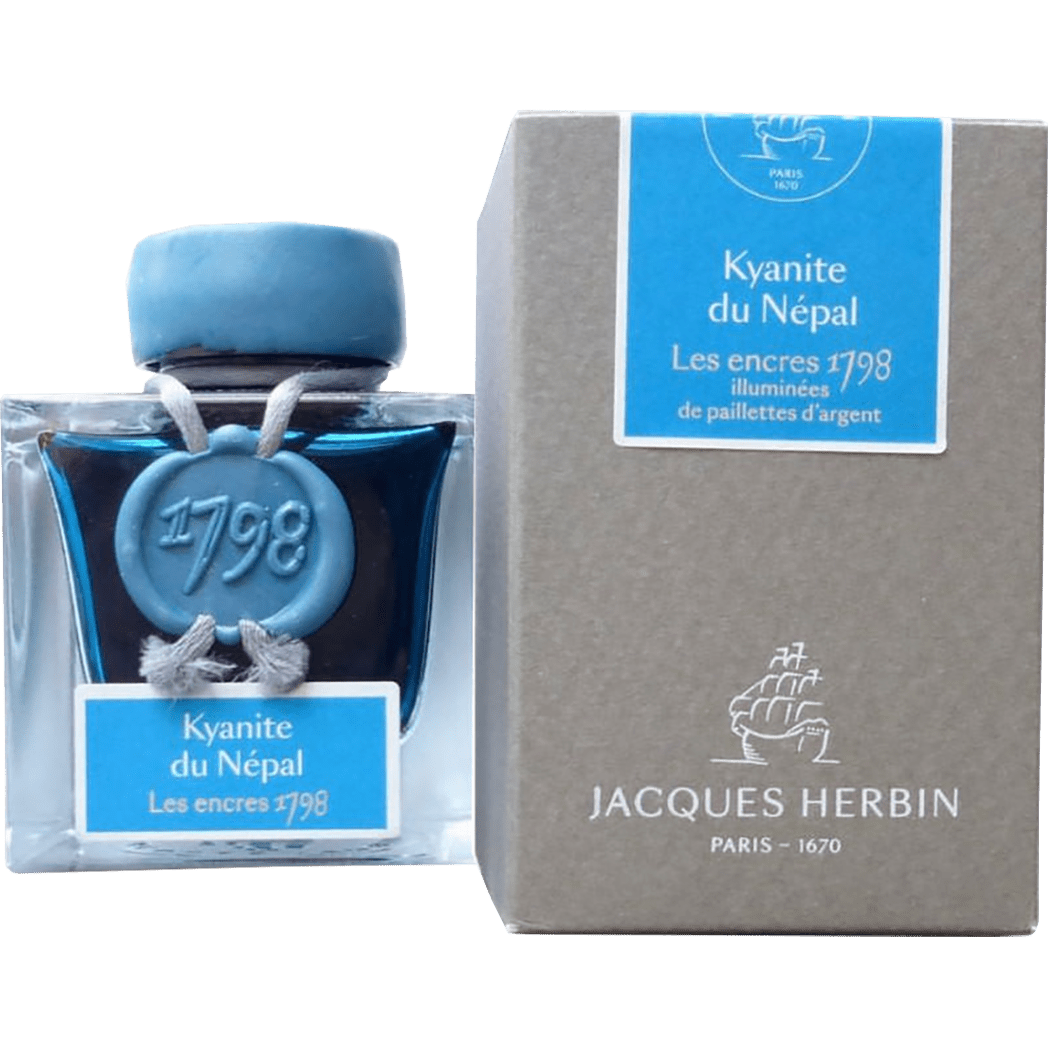 J. Herbin 1798 Anniversary Bottled Ink - Kyanite du Népal - Pen Boutique Ltd