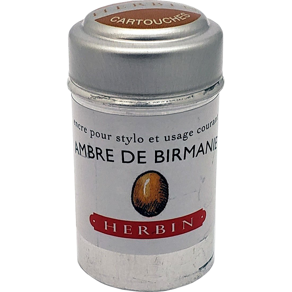 J. Herbin Fountain Pen Ambre De Birmanie Ink Cartridge-Pen Boutique Ltd