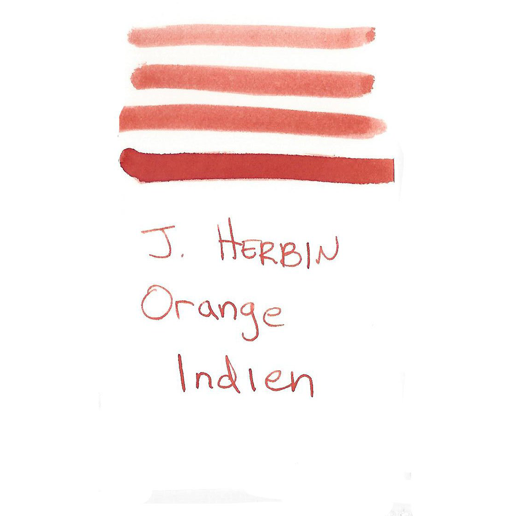 J. Herbin Fountain Pen Orange Indien Ink Cartridge-Pen Boutique Ltd