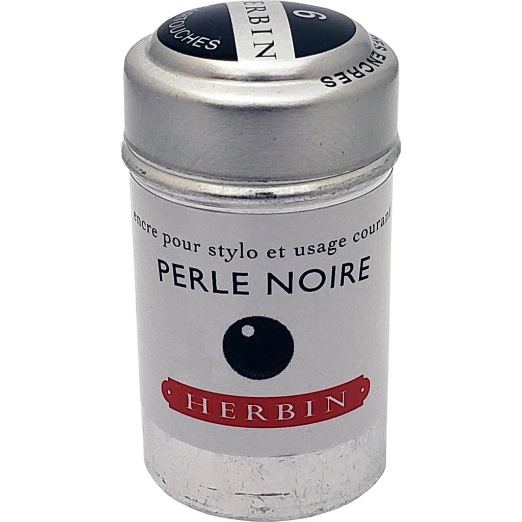 J. Herbin Fountain Pen Perle Noire Ink Cartridge-Pen Boutique Ltd