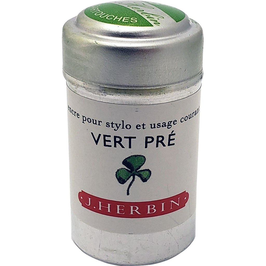 J. Herbin Fountain Pen Vert Pre Ink Cartridge-Pen Boutique Ltd