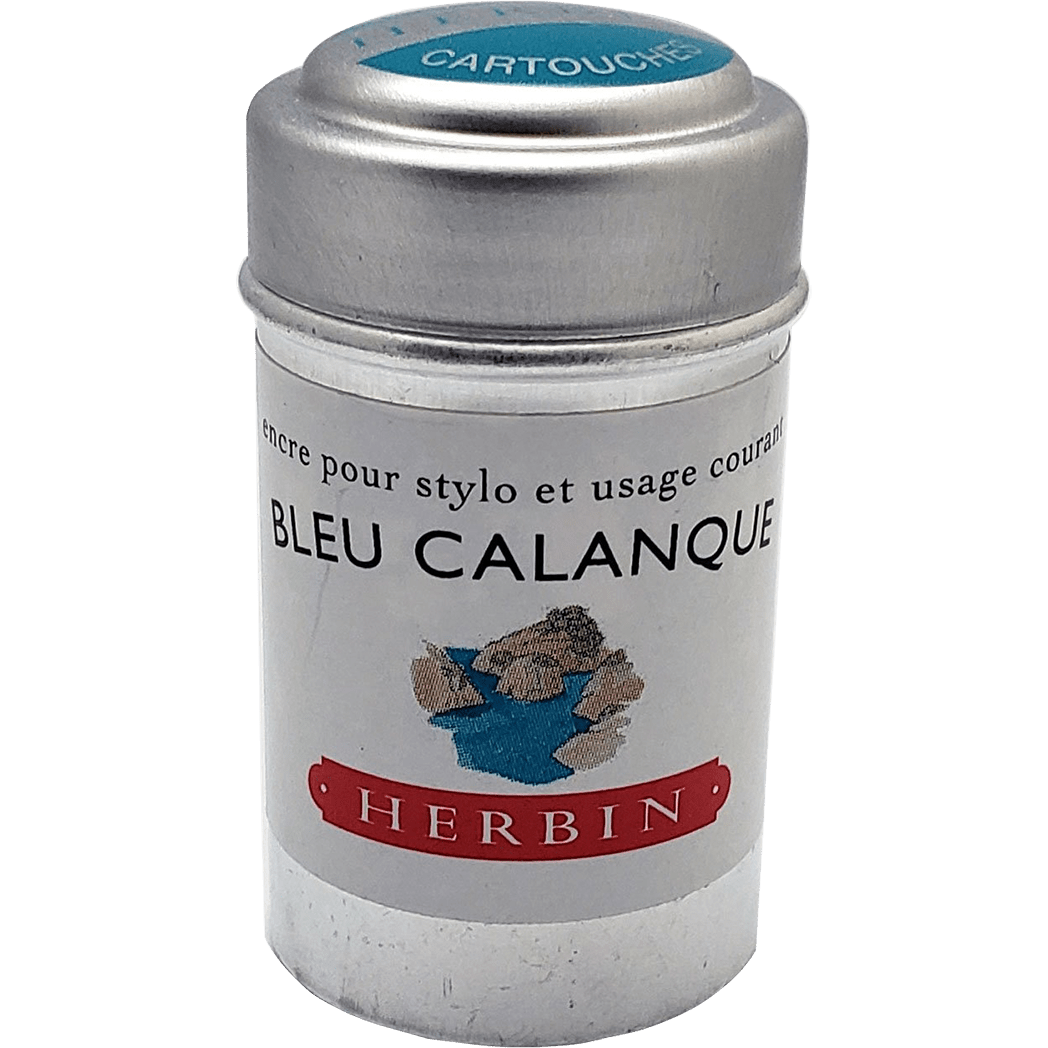 J. Herbin Ink Cartridge - Bleu Calanque - Pen Boutique Ltd