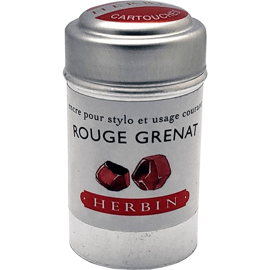 J. Herbin Ink Cartridge - Rouge Grenat - Pen Boutique Ltd