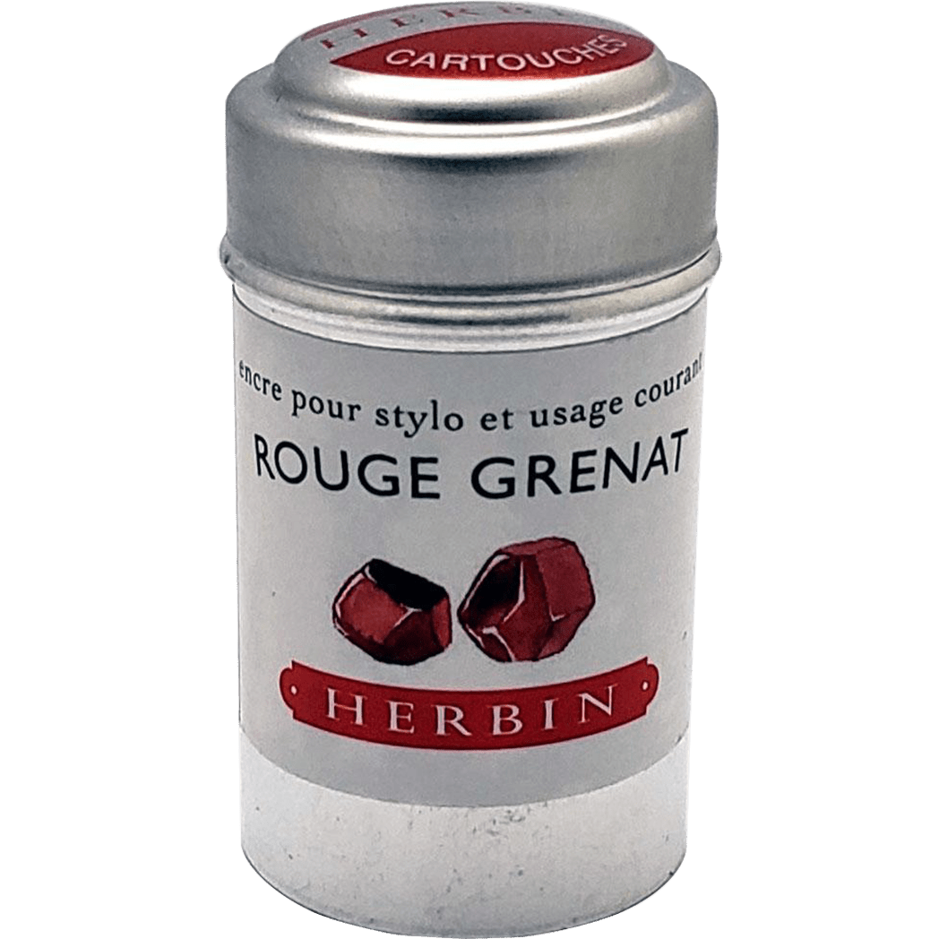 J. Herbin Ink Cartridge - Rouge Grenat - Pen Boutique Ltd