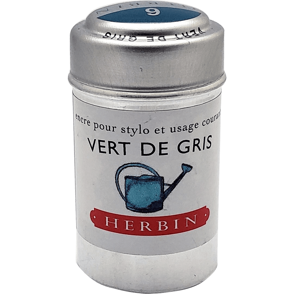 J. Herbin Ink Cartridge - Vert De Gris - Pen Boutique Ltd