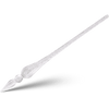 J. Herbin Round Glass Pen - Spiral Body - Clear | Transparent - Pen Boutique Ltd