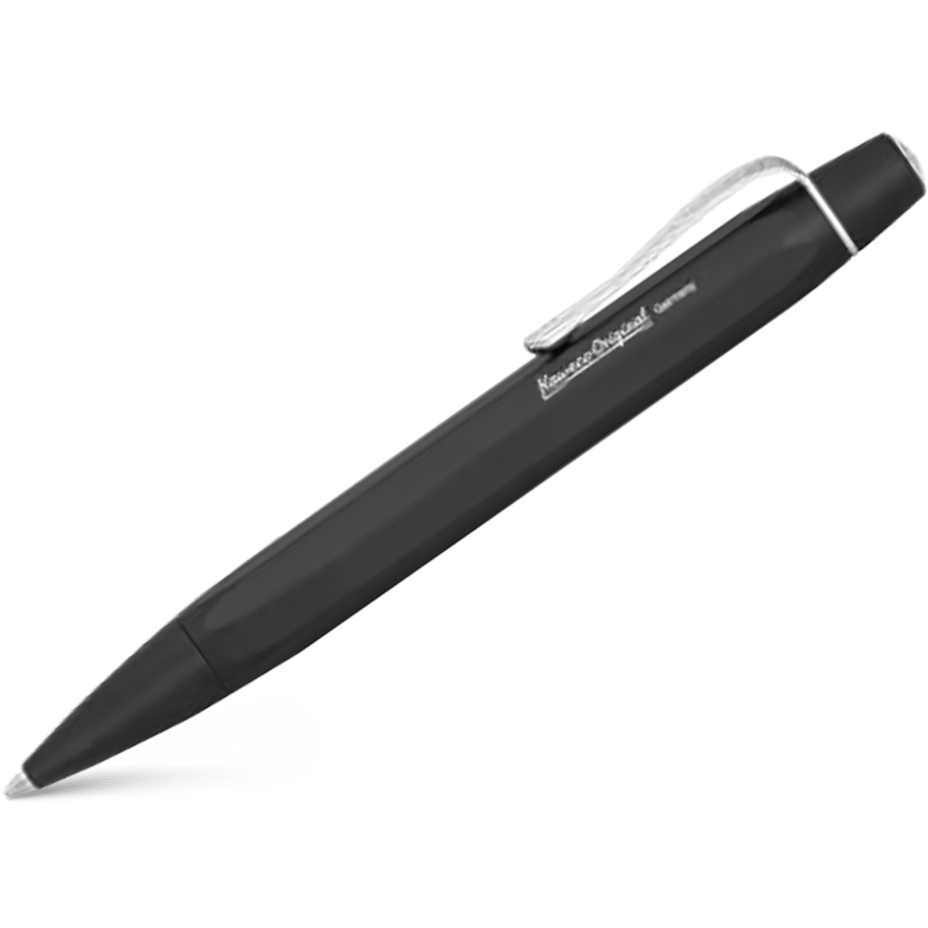 Kaweco Original Ballpoint Pen - Black - Chrome Trim - Pen Boutique Ltd