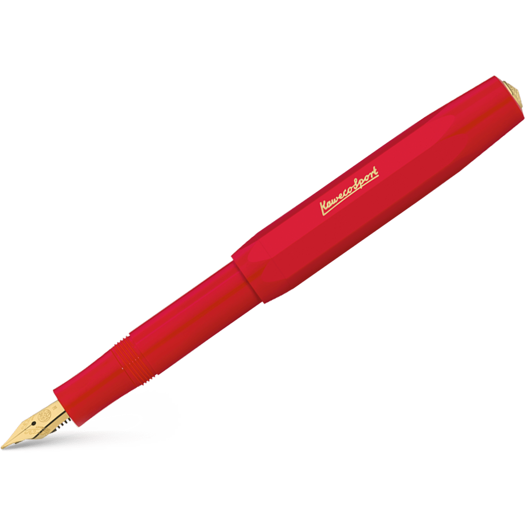 Kaweco Classic Sport Fountain Pen - Red - Pen Boutique Ltd