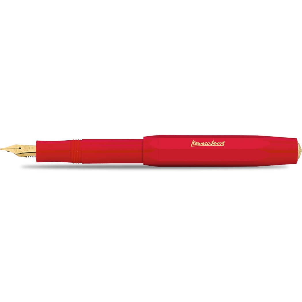 Kaweco Classic Sport Fountain Pen - Red - Pen Boutique Ltd
