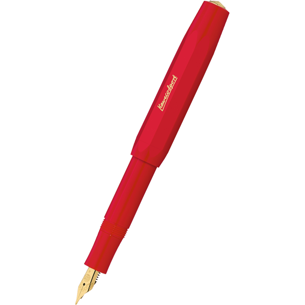 Kaweco Classic Sport Fountain Pen - Red - Pen Boutique Ltd