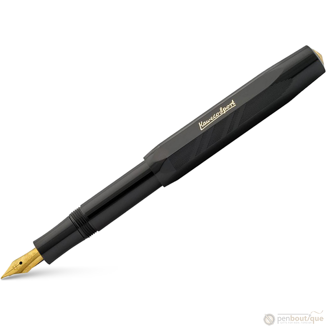 Kaweco Classic Sport Guilloch Fountain Pen - 1935 Black-Pen Boutique Ltd