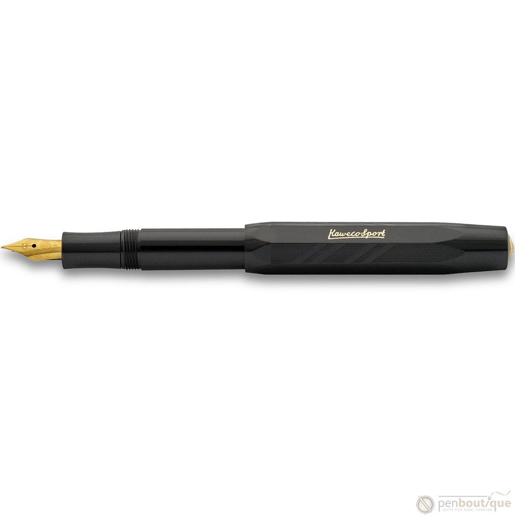Kaweco Classic Sport Guilloch Fountain Pen - 1935 Black-Pen Boutique Ltd