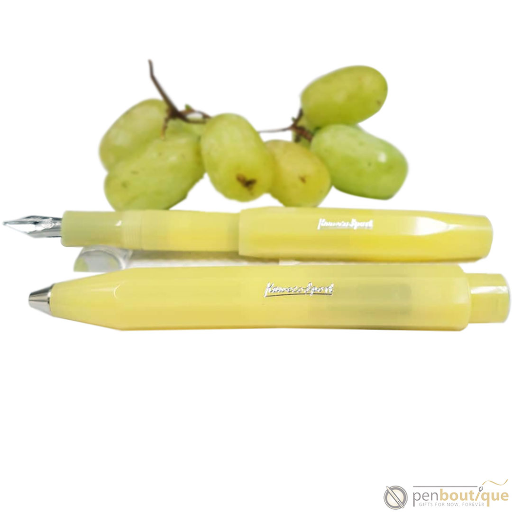 Kaweco Frosted Sport Fountain Pen - Sweet Banana-Pen Boutique Ltd