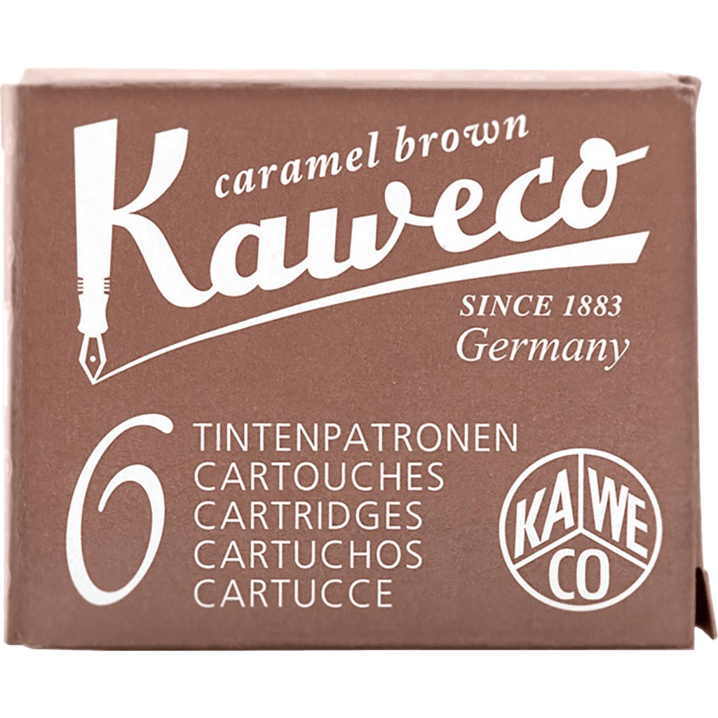 Kaweco Ink Cartridges - 6 pieces - Caramel Brown - Pen Boutique Ltd