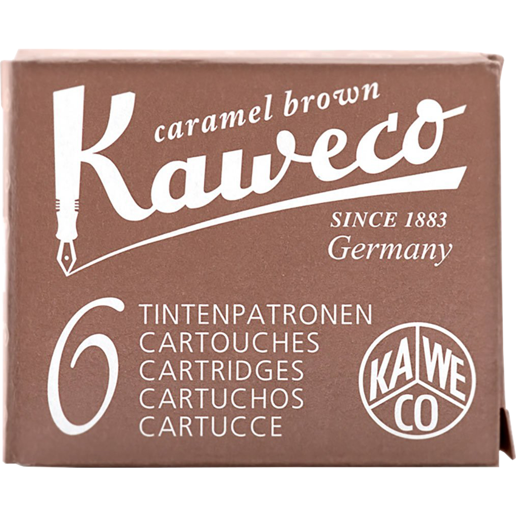 Kaweco Ink Cartridges - 6 pieces - Caramel Brown-Pen Boutique Ltd