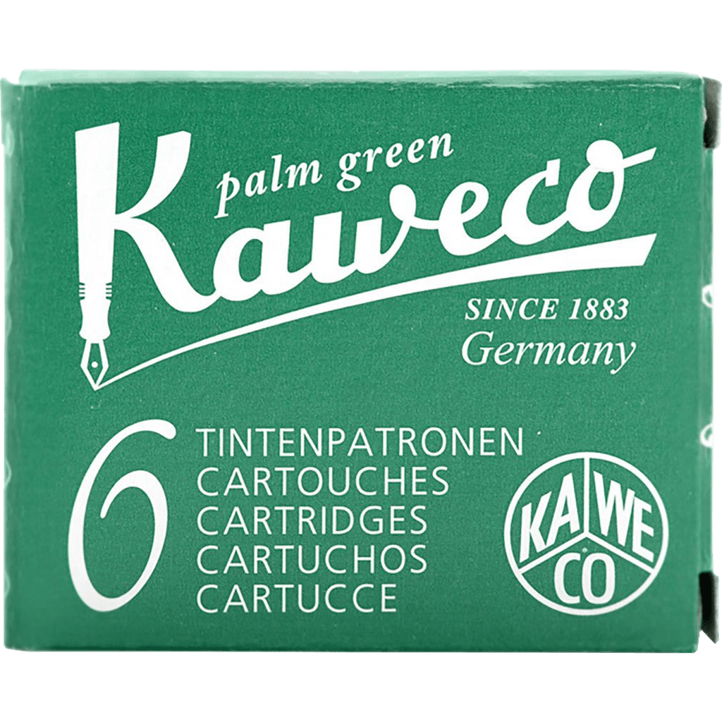 Kaweco Ink Cartridges - 6 pieces - Palm Green - Pen Boutique Ltd